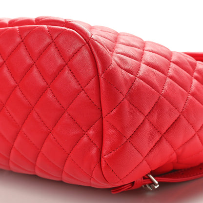 Chanel Lambskin Quilted Large Urban Spirit Backpack Red 10 of 10