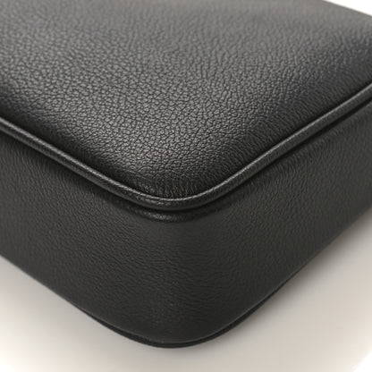 Versace Grained Calfskin Medusa Shoulder Bag Black 8 of 8