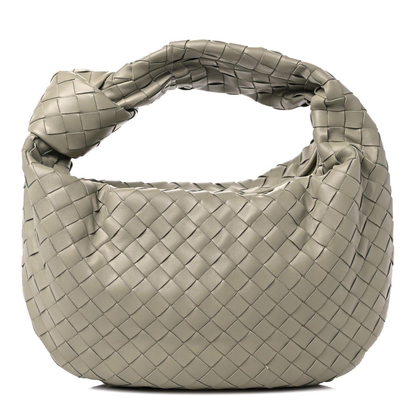 Nappa Intrecciato Teen Jodie Hobo Travertine