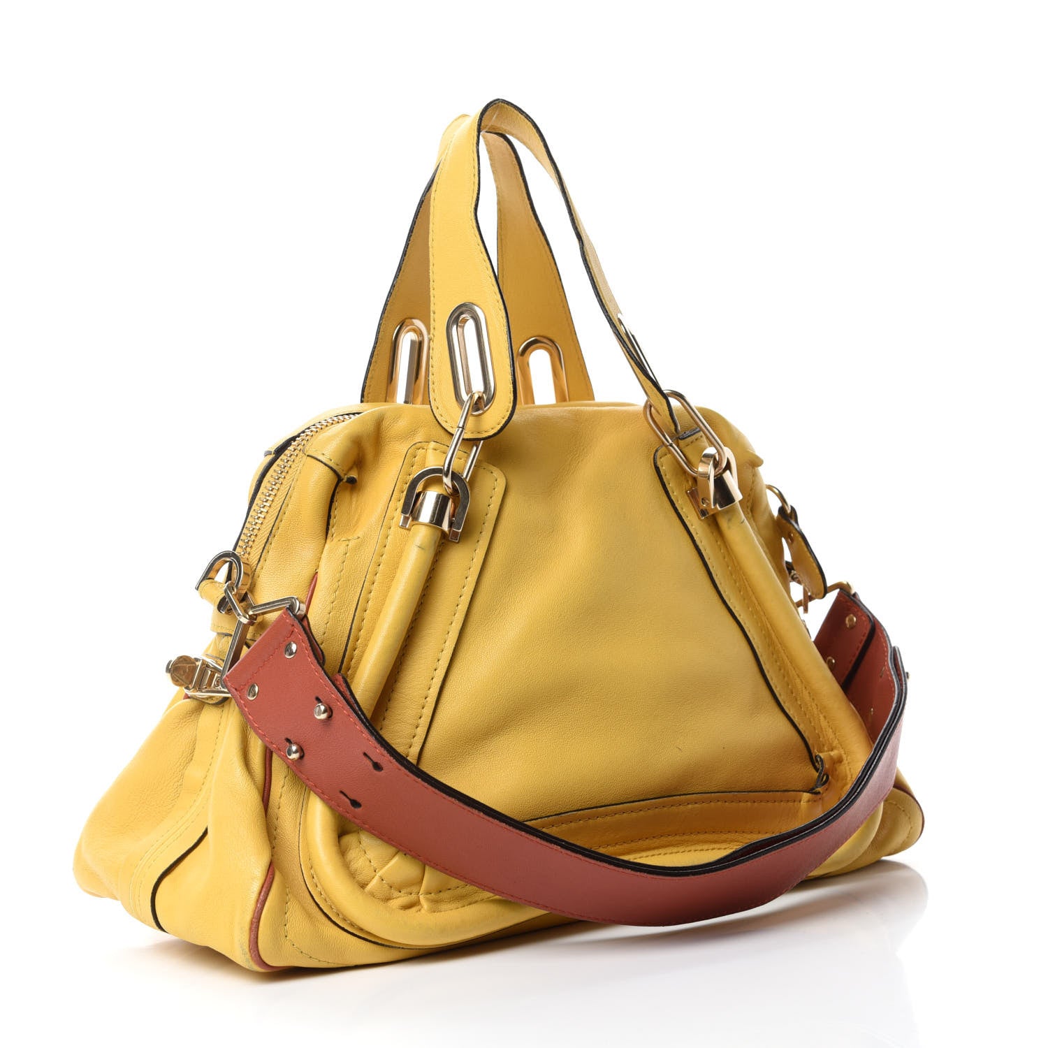 Chloe Calfskin Medium Military Paraty Citrus Grove 4 of 16