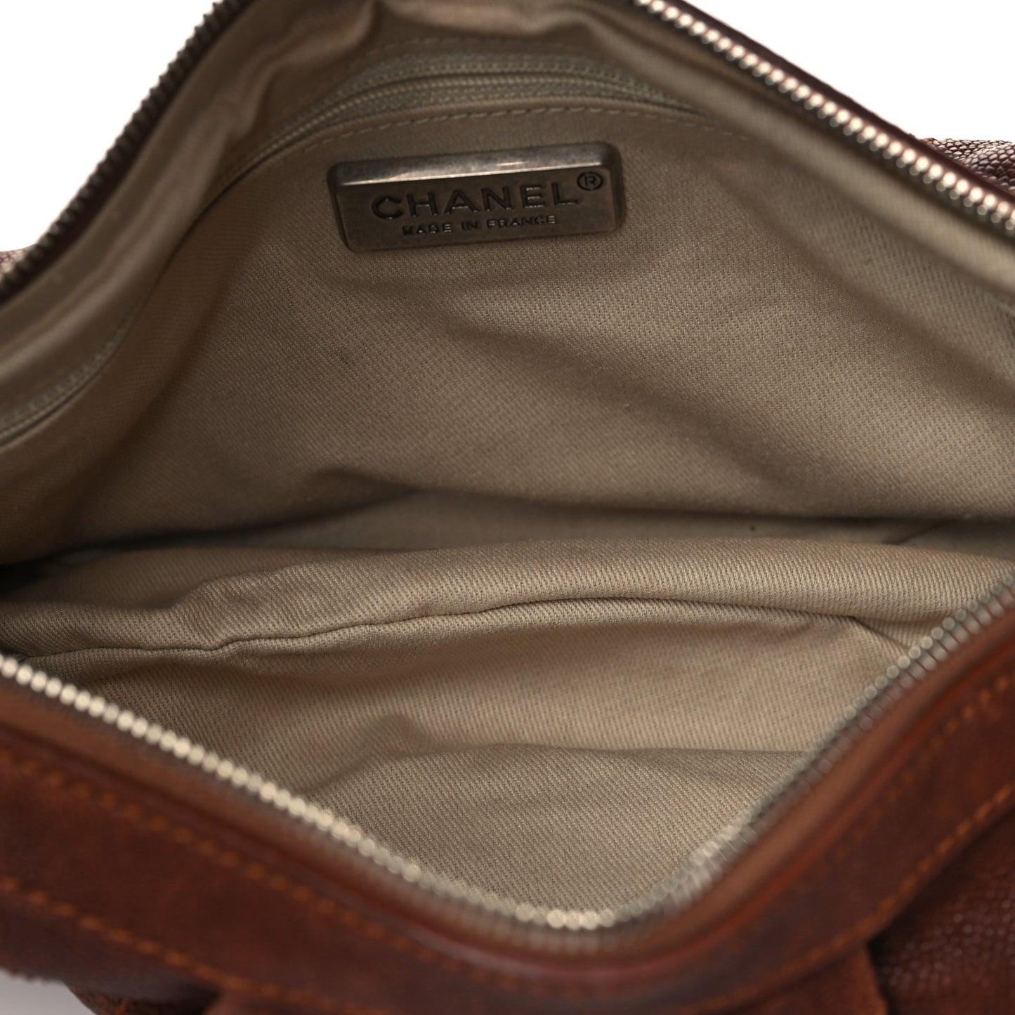 Caviar Stitched Outdoor Ligne Hobo Brown