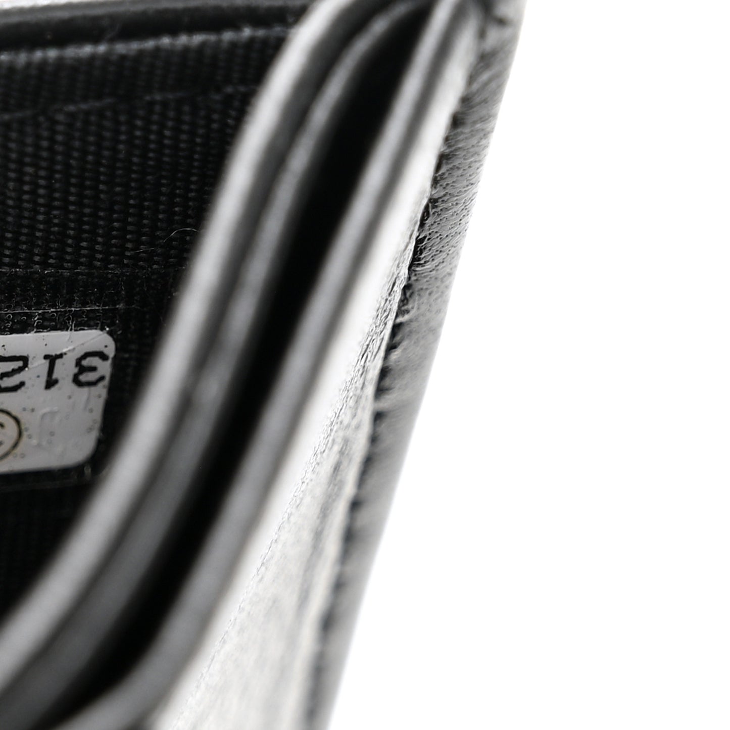 Lambskin Quilted My Chanel Lady Card Holder On Chain Black