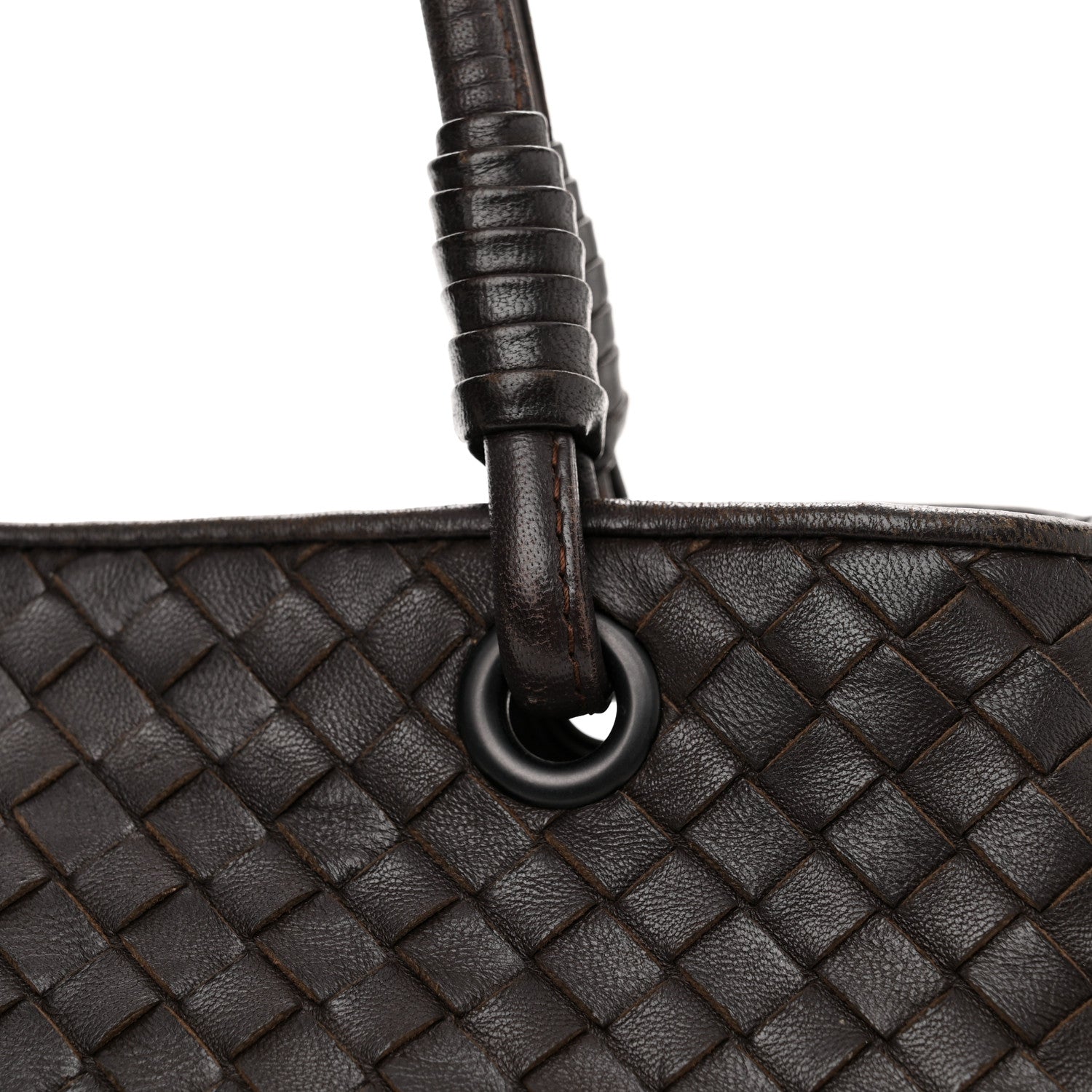 Bottega Veneta Nappa Intrecciato Woven Tote Ebano 14 of 14