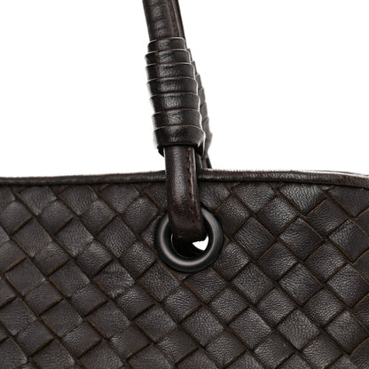 Bottega Veneta Nappa Intrecciato Woven Tote Ebano 14 of 14