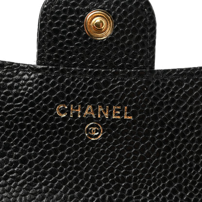Chanel Caviar Quilted Compact Flap Wallet Black 6 of 11