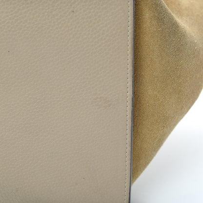 Celine Drummed Calfskin Suede Medium Trapeze Dune 14 of 16