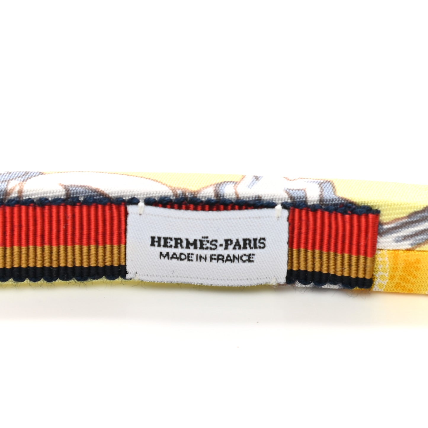 Silk Twill Etriers Remix Elsa Headband Jaune
