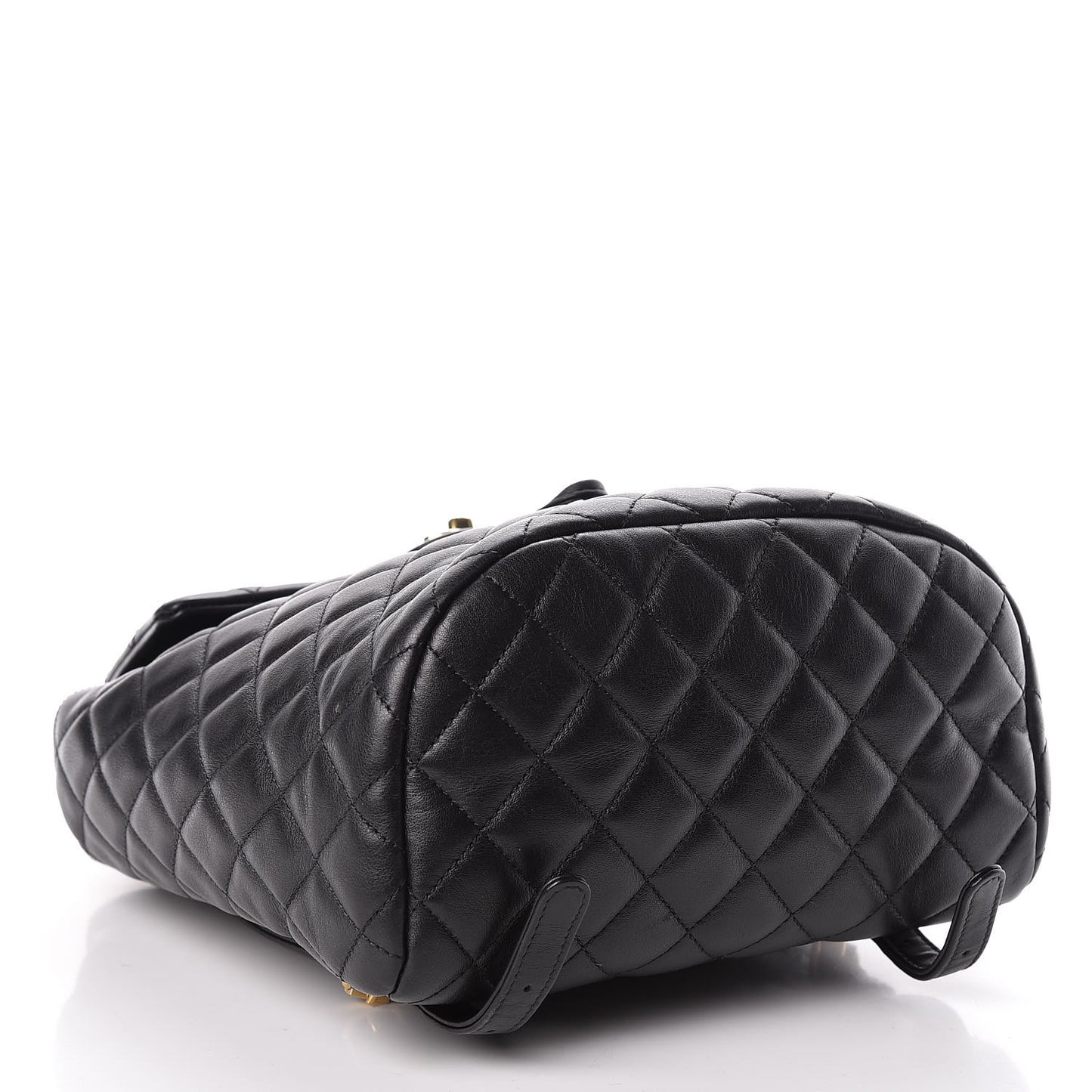 Lambskin Quilted Small Urban Spirit Backpack Black