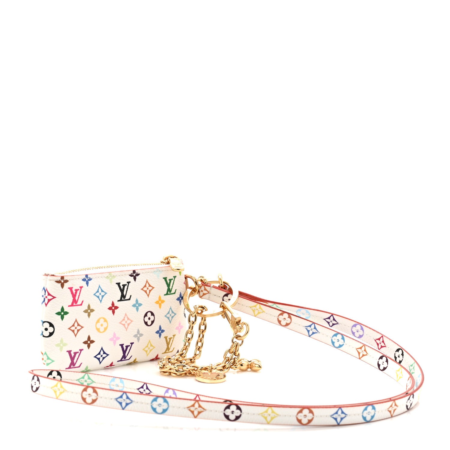 Louis Vuitton LV X TM Monogram Multicolor Phone Holder White 4 of 9