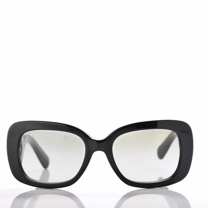 Prada Acetate Baroque Sunglasses SPR 27O Black 2 of 7