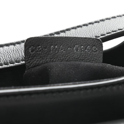 Christian Dior Lambskin Mini 3D Floral Saddle Bag Black 7 of 10