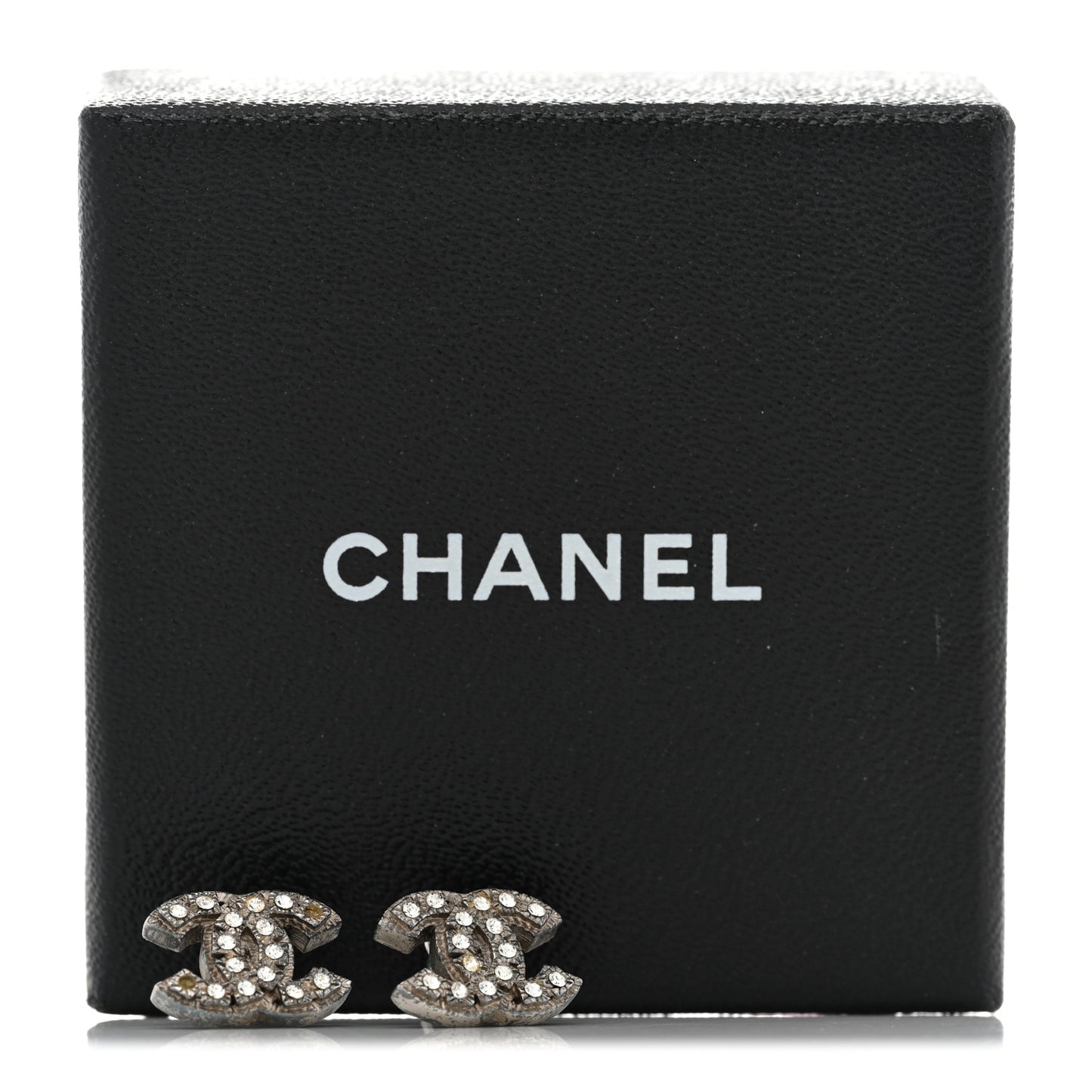 Crystal Timeless CC Earrings Silver