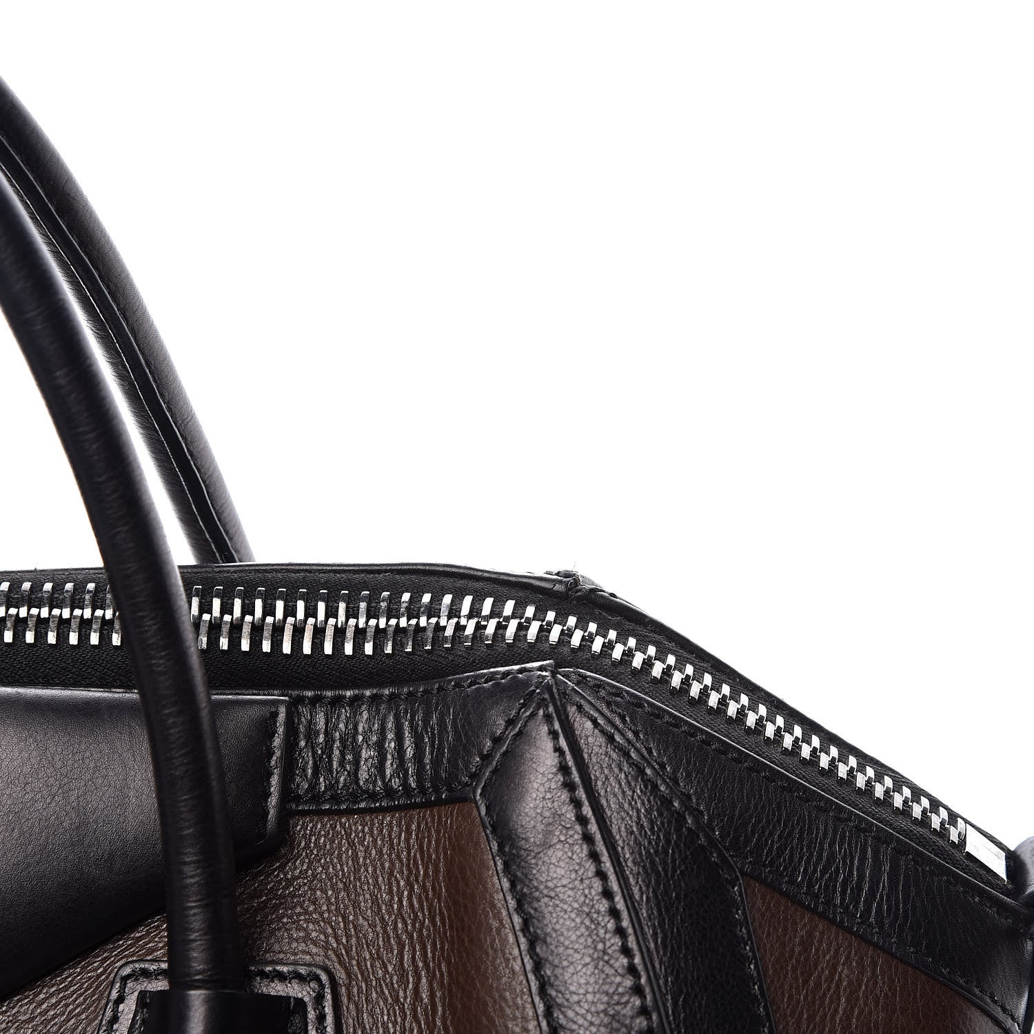 Givenchy Calfskin Medium Bi-Color Antigona Brown Black 13 of 13