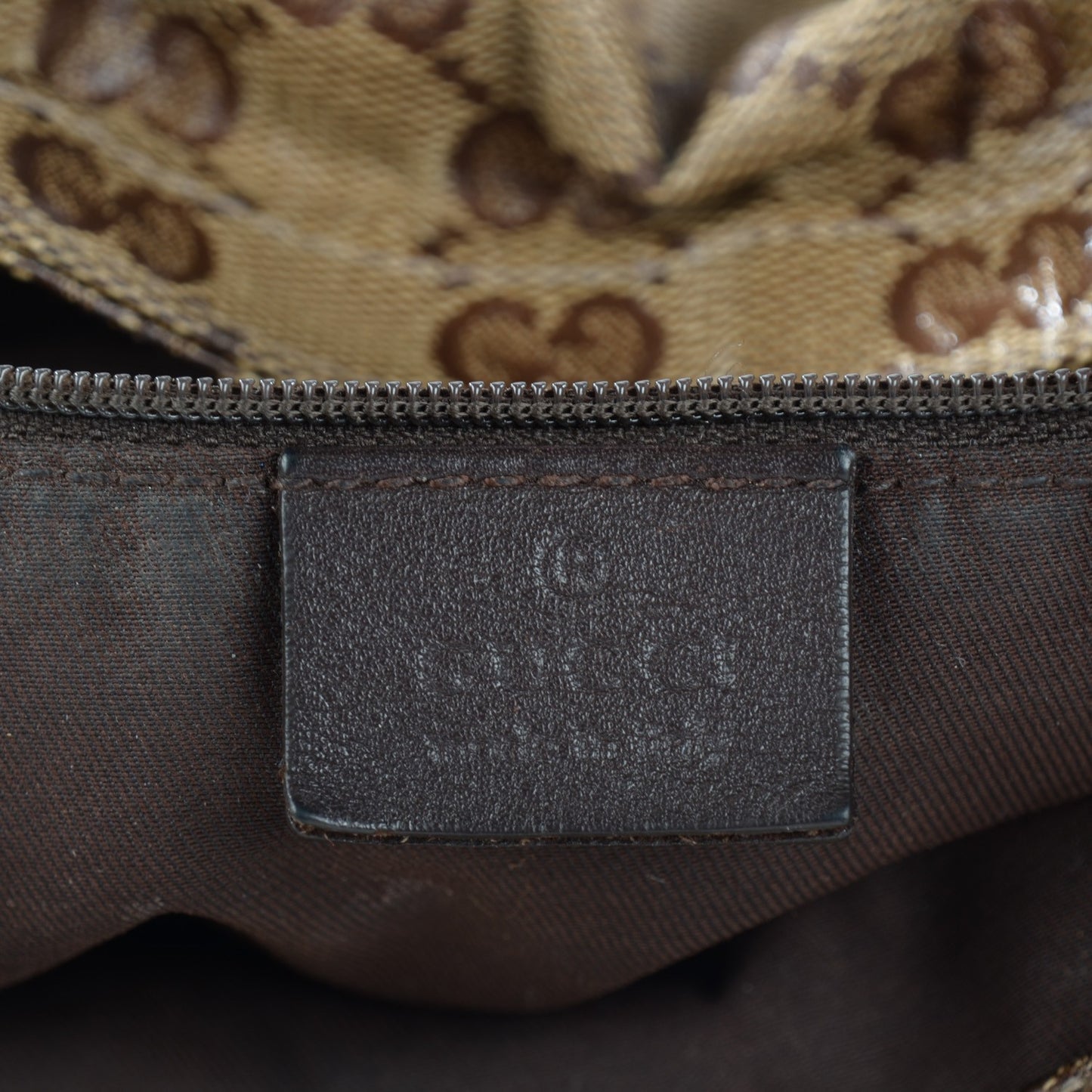 Crystal Monogram Medium Web Tote