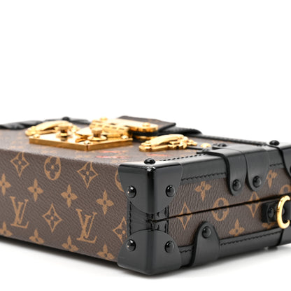 Louis Vuitton Monogram Petite Malle Black 9 of 11