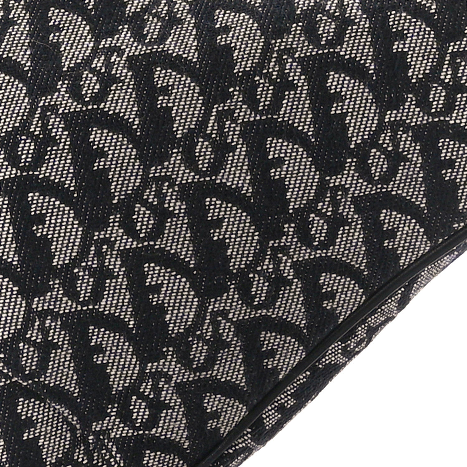 Christian Dior Monogram Mini Saddle Pochette Black 8 of 10