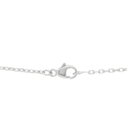 Hermes Lacquered Palladium Mini Pop H Pendant Necklace White 3 of 4