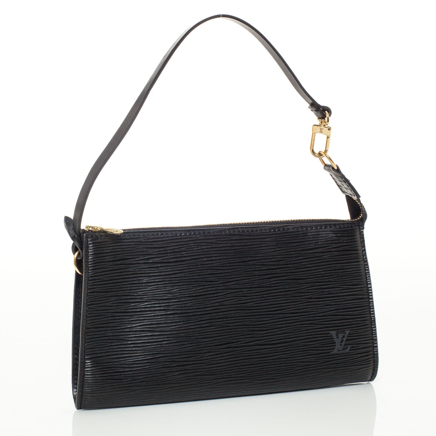 Louis Vuitton Epi Pochette Accessories Black 1 of 7