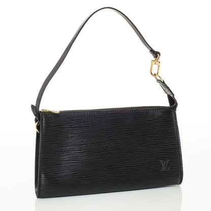 Louis Vuitton Epi Pochette Accessories Black 1 of 7