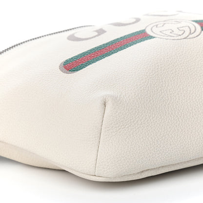 Gucci Grained Calfskin Logo Belt Bag White 16 of 19