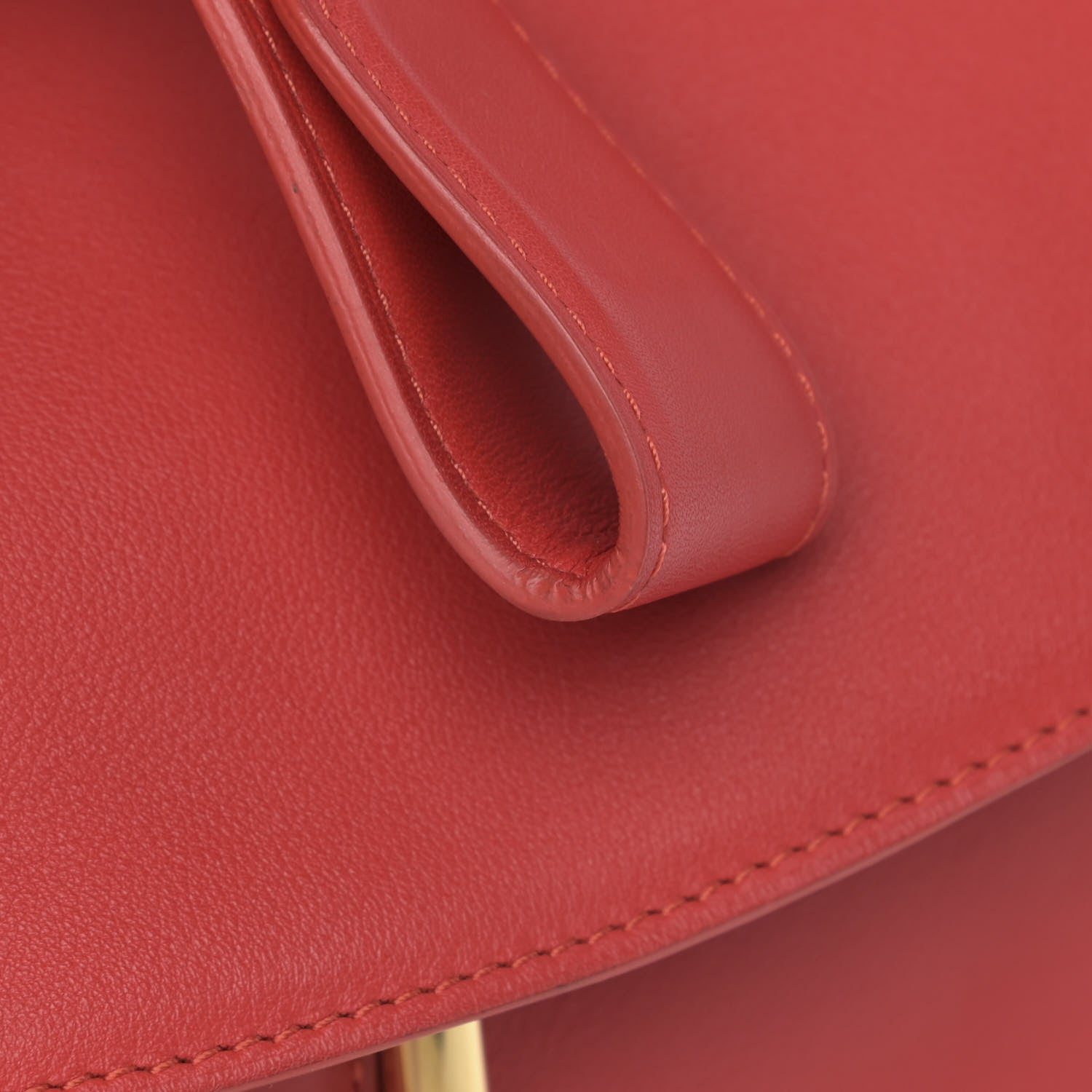 Delvaux Calfskin Givry Shoulder Bag Red 13 of 15