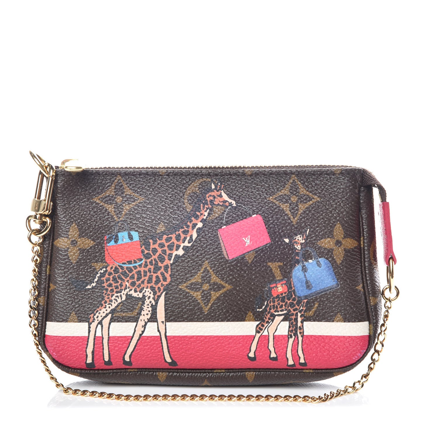 Monogram 2017 Christmas Animation Mini Pochette Accessories