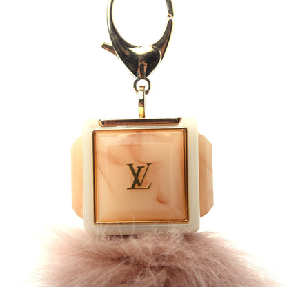 Louis Vuitton Fox Fur Foxy Key Holder Bag Charm Blush 5 of 5