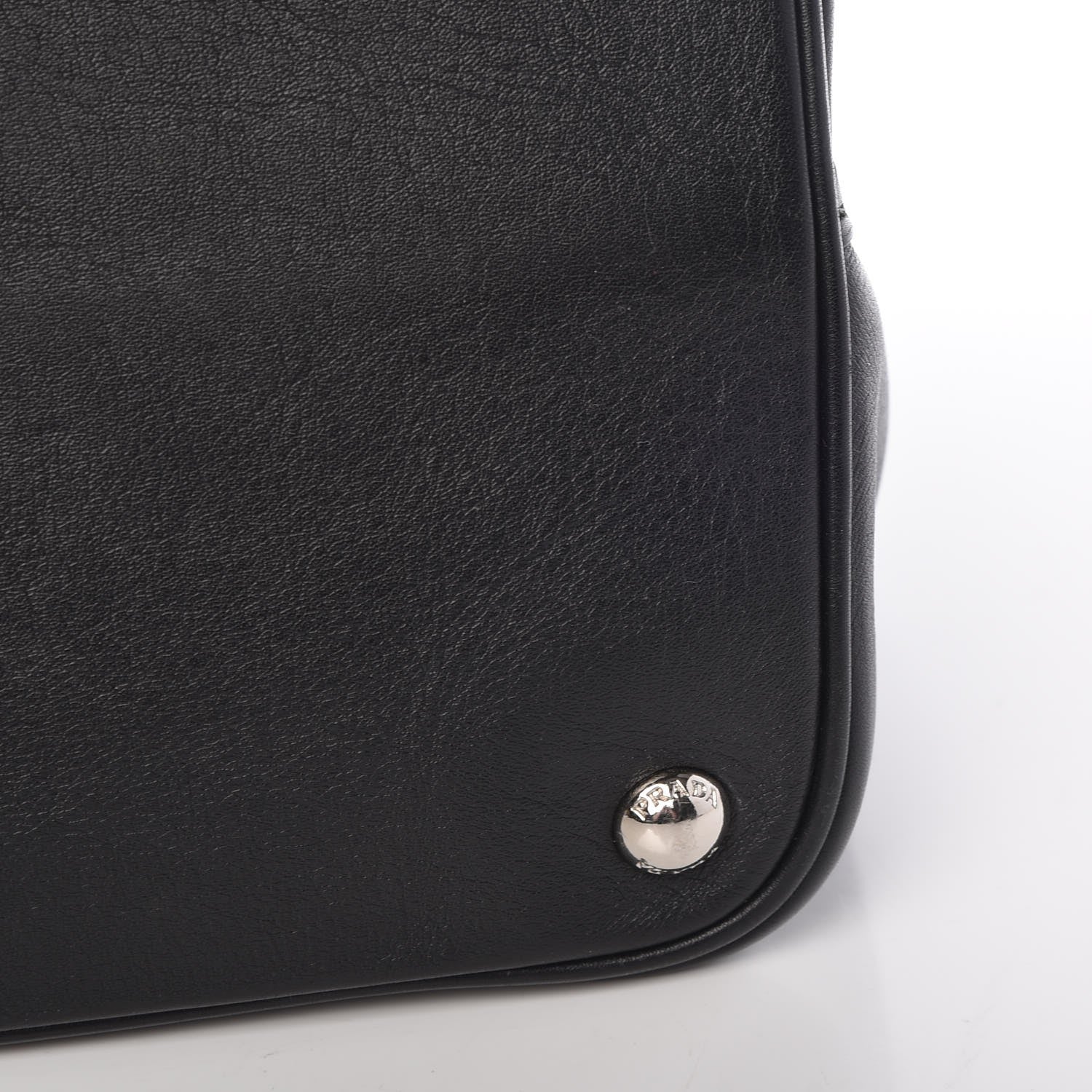 Prada Lux Calfskin Large Convertible Top Handle Tote Black 14 of 17