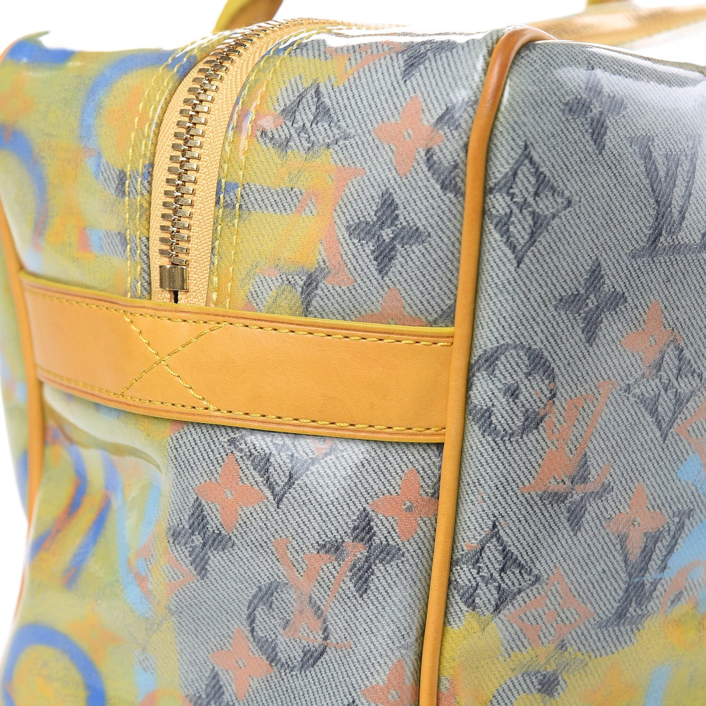 Monogram Pulp Defile Weekender PM Yellow