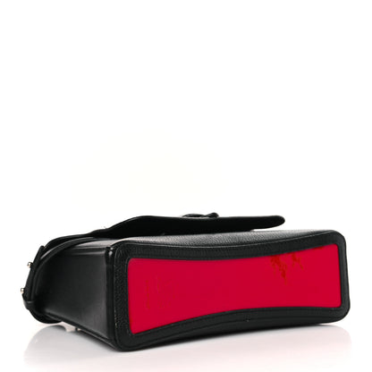 Christian Louboutin Pebbled Calfskin Small Rubylou Shoulder Bag Black 4 of 8