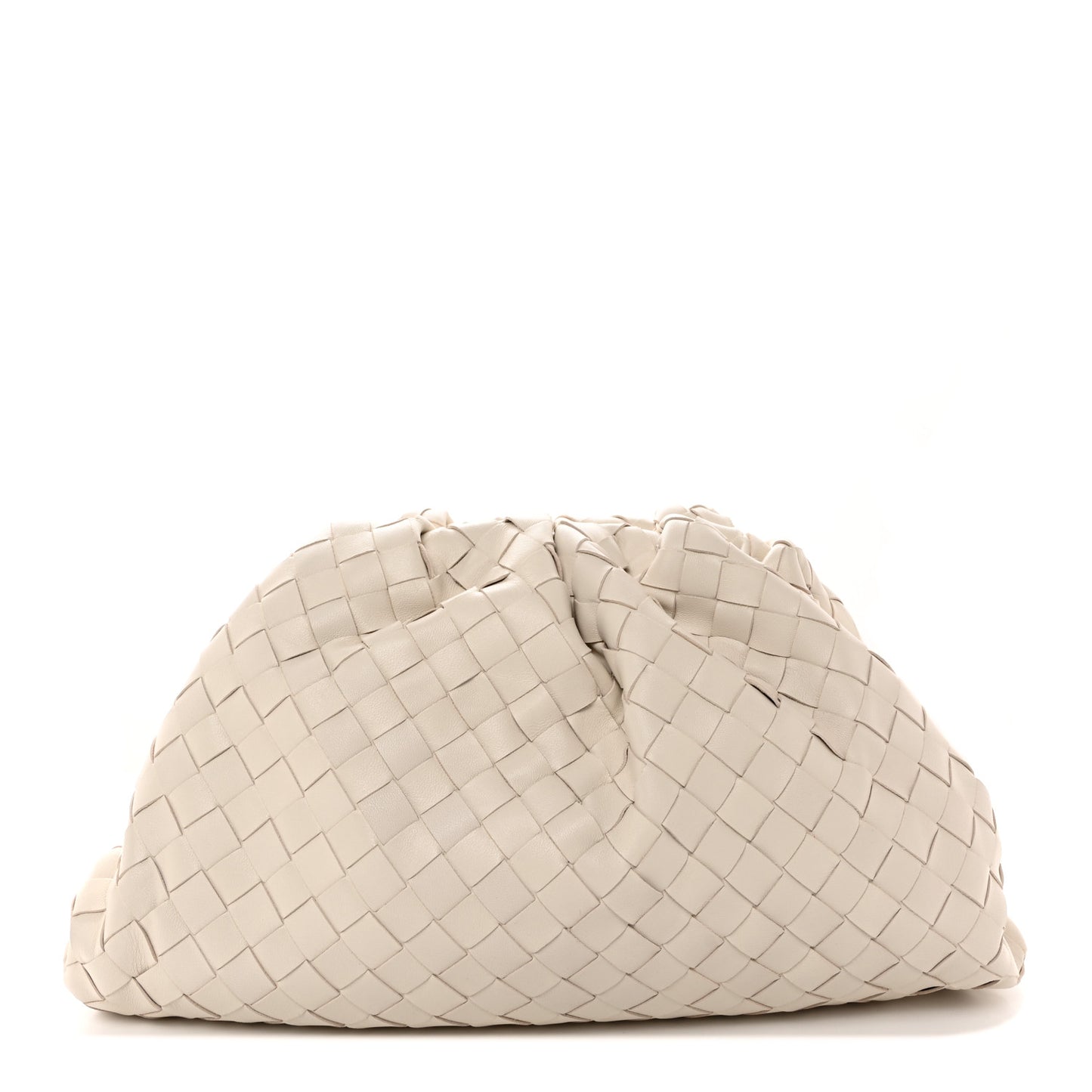 Nappa Maxi Intrecciato The Pouch Oversized Clutch Plaster