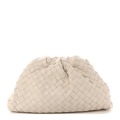 Bottega Veneta Nappa Maxi Intrecciato The Pouch Oversized Clutch Plaster 1 of 10