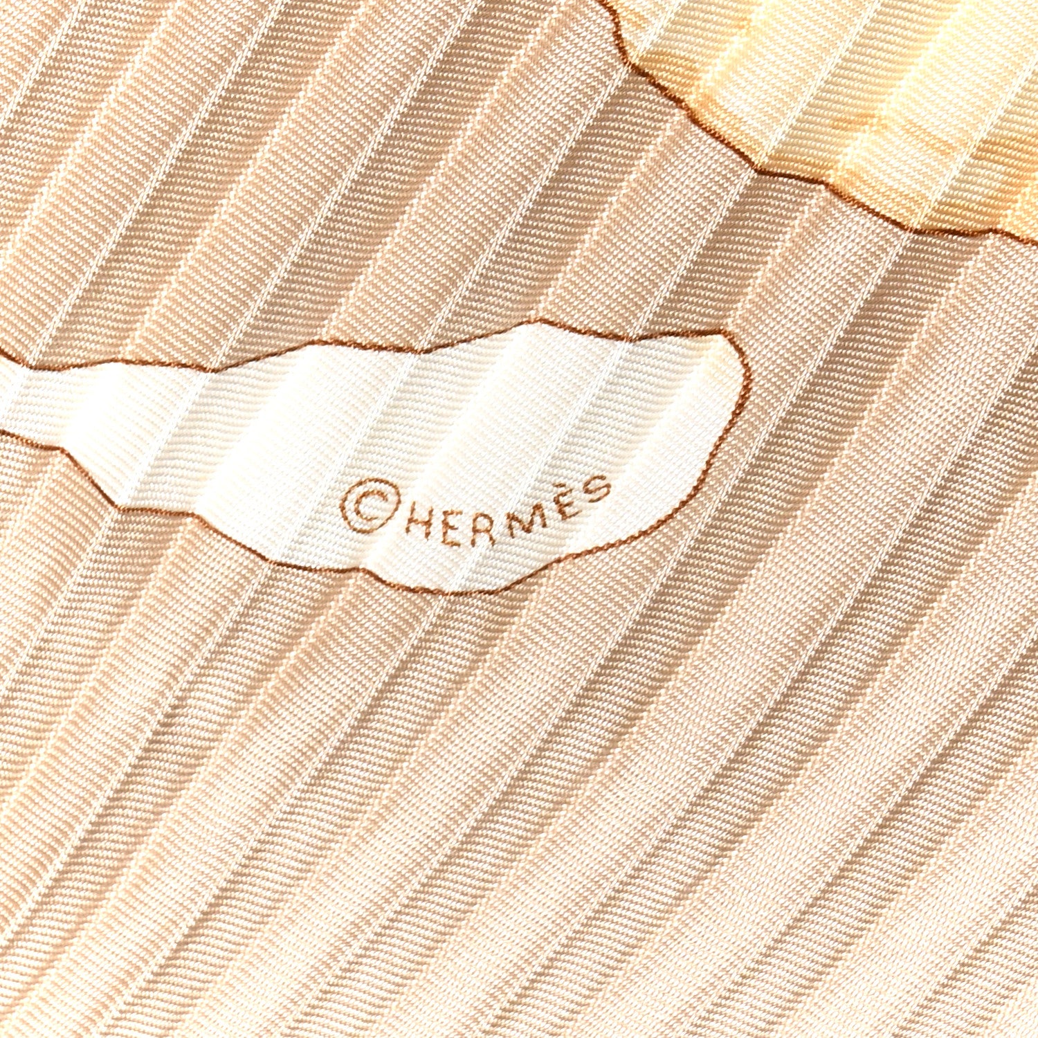 Hermes Silk Plisse Au Gre du Vent Scarf 90 4 of 5