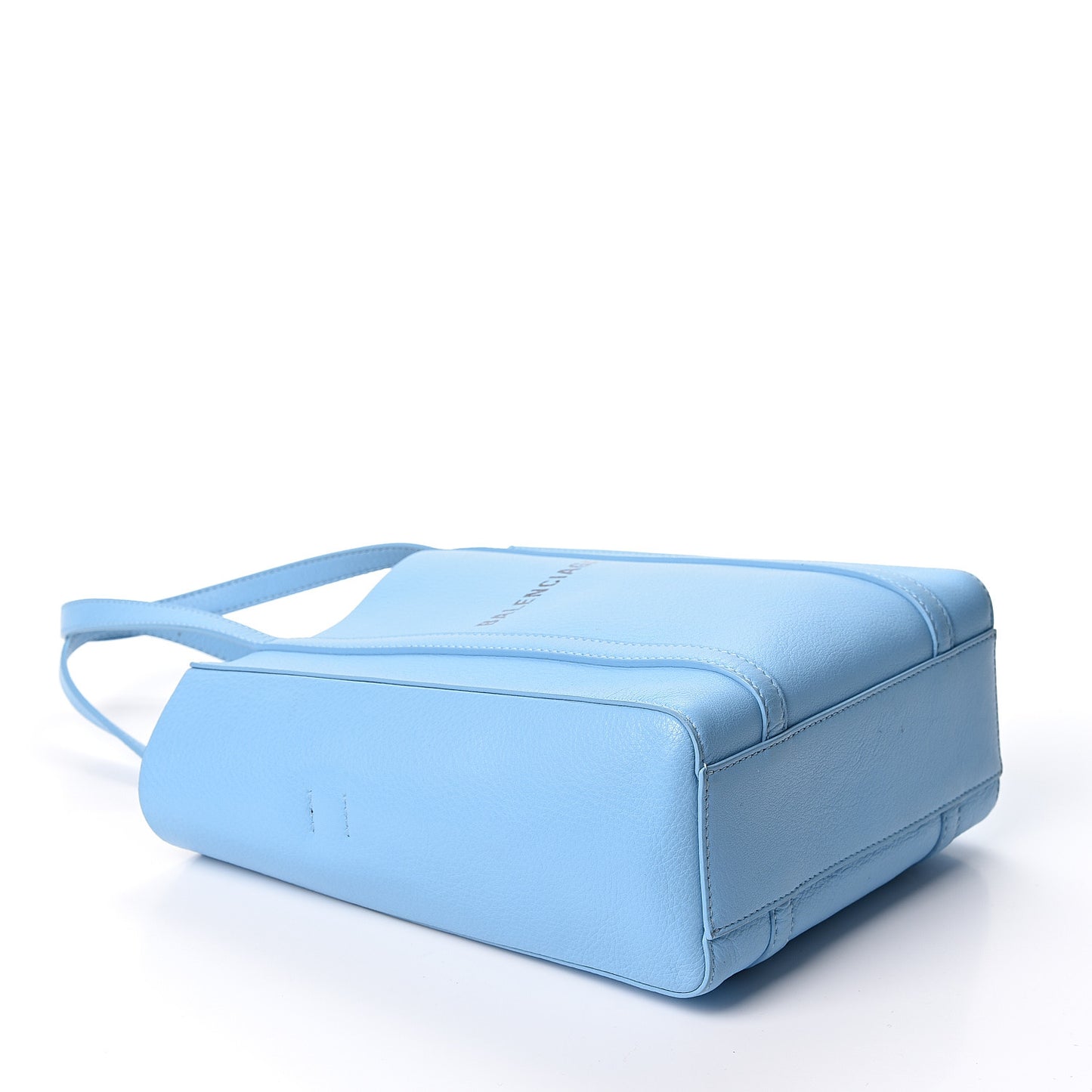Calfskin XXS Everyday Tote Baby Blue Black