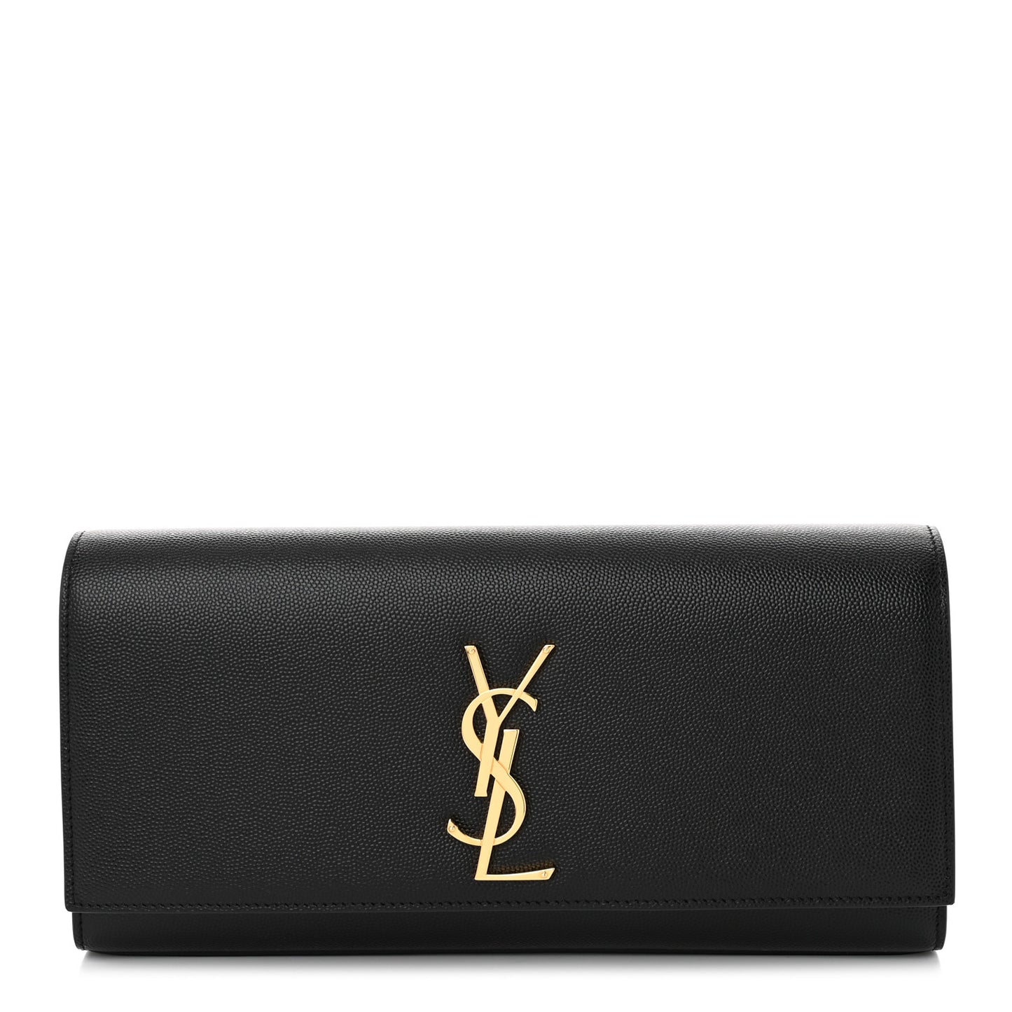 Grain De Poudre Monogram Cassandre Clutch  Black