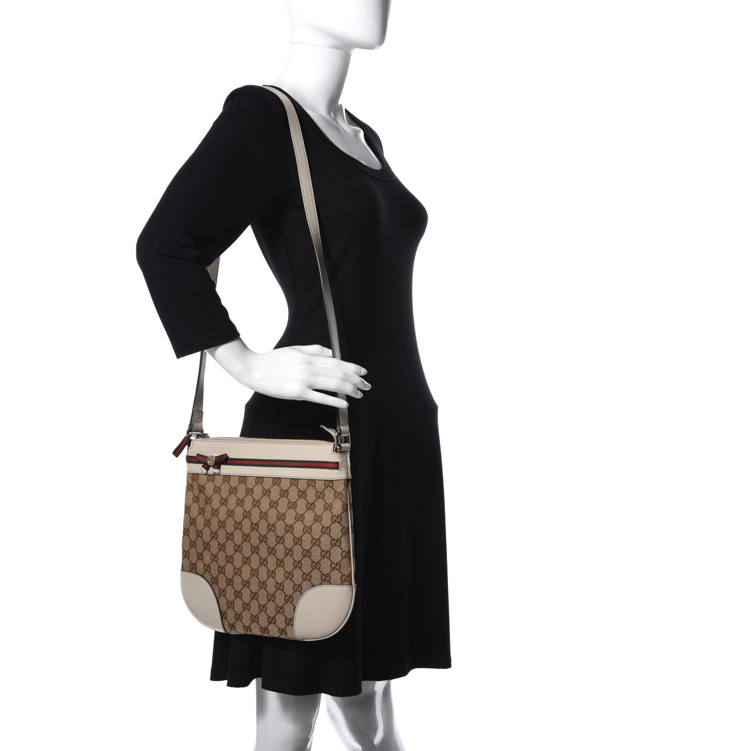 Gucci Monogram Mayfair Messenger Off White 2 of 13