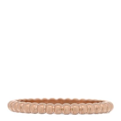 Van Cleef & Arpels 18K Rose Gold Small Perlee Ring 55 7.25 1 of 4
