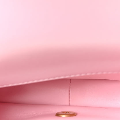 Chanel Pearly Lambskin Pearl Quilted Mini Flap Pink 5 of 10