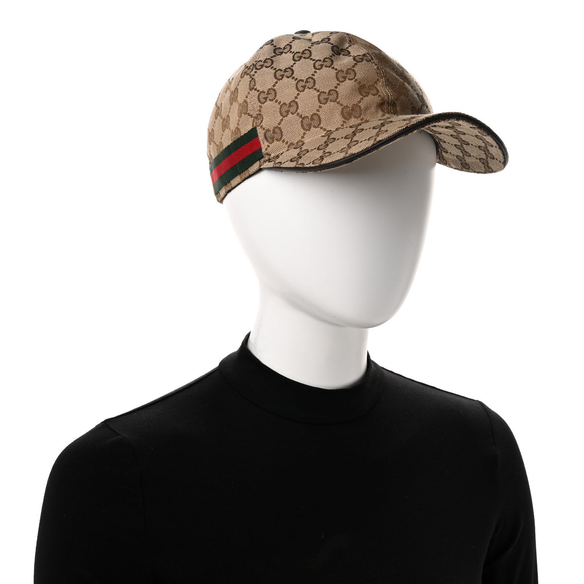 Gucci Monogram Web Baseball Hat M Beige Cocoa 2 of 8