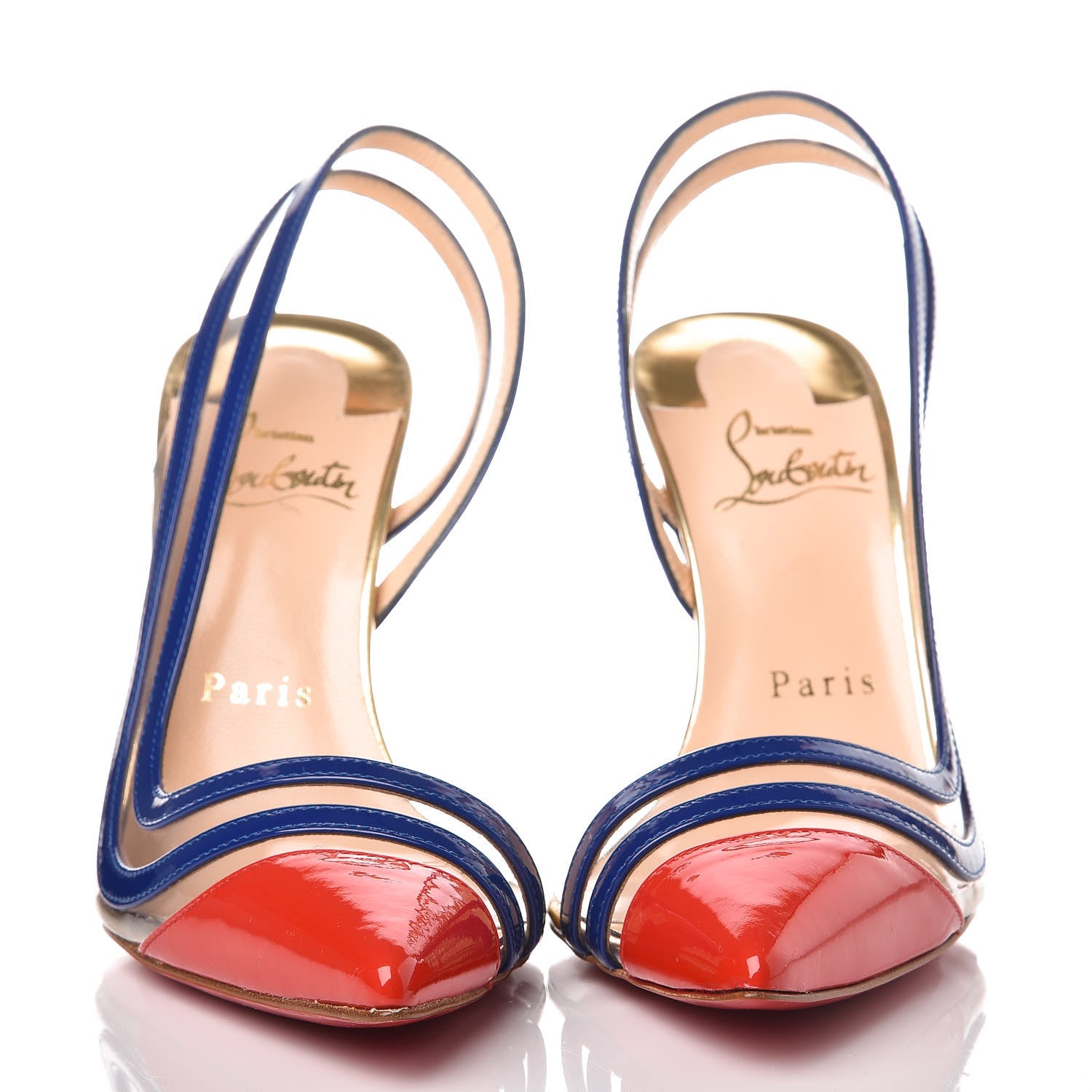 Christian Louboutin Patent PVC Paralili 100 Pumps 36 Corazon 2 of 13