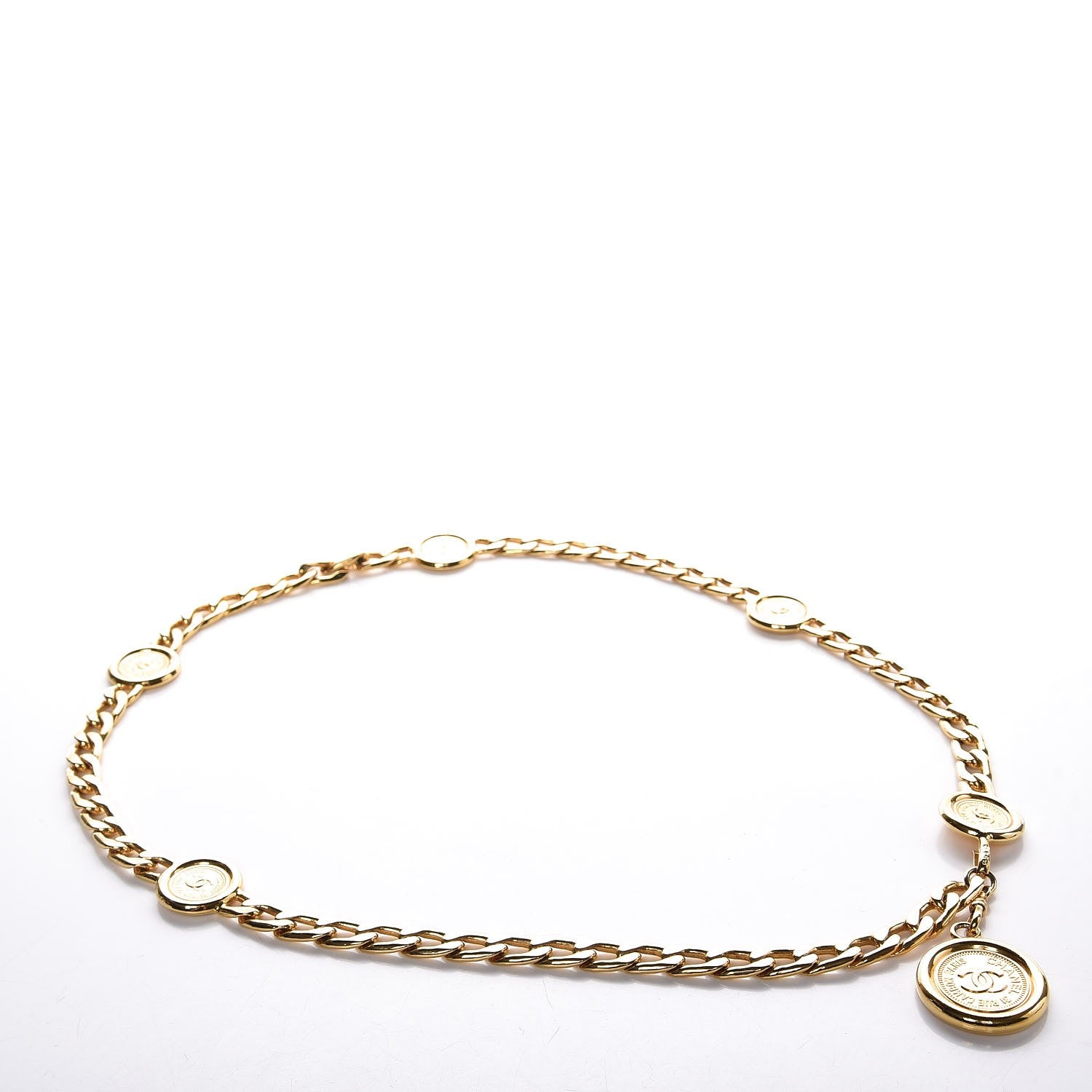 Chanel Chain 31 Rue Cambon Medallion Belt Gold 3 of 8