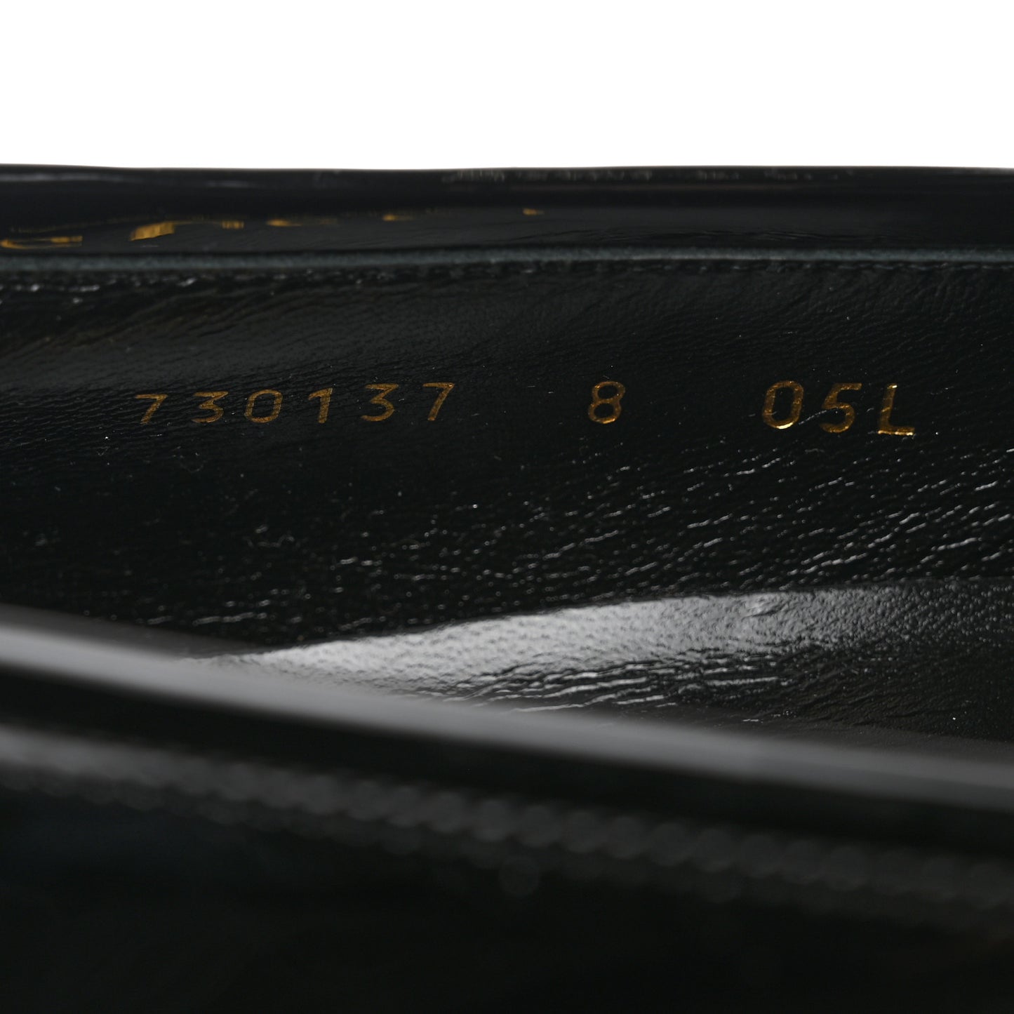 Patent Calfskin Mens Horsebit Loafers 8 Black