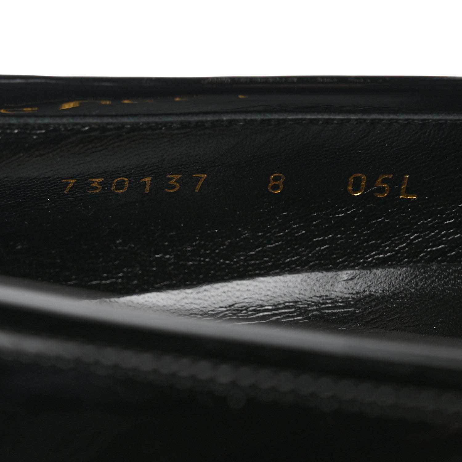 Gucci Patent Calfskin Mens Horsebit Loafers 8 Black 7 of 9