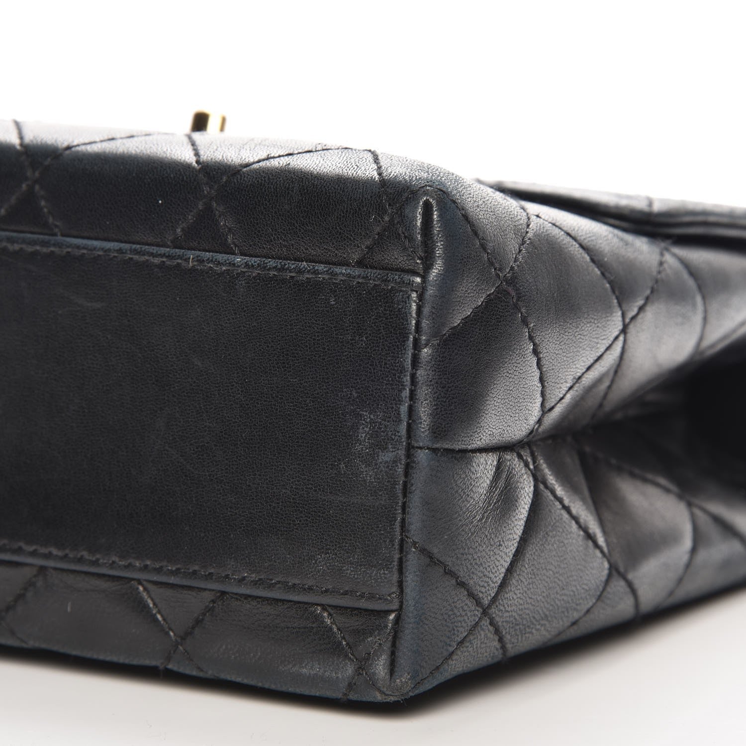 Chanel Lambskin Quilted Medium Kelly Flap Bag Black 13 of 13