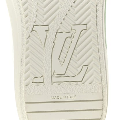 Louis Vuitton Calfskin Womens Charlie Sneaker 40 White Green 7 of 8