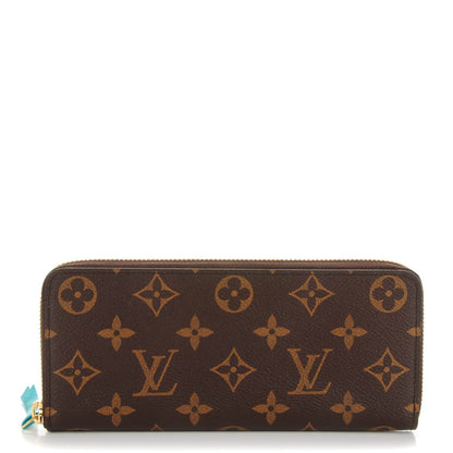 Louis Vuitton Monogram Clemence Wallet Turquoise 1 of 7