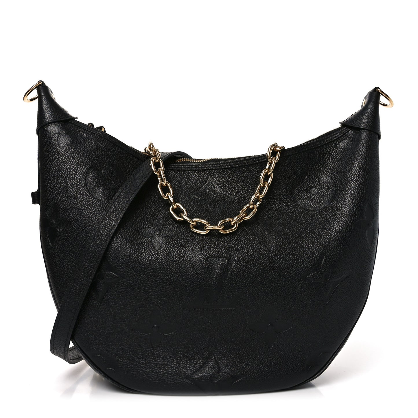 Empreinte Monogram Giant Loop Hobo Black