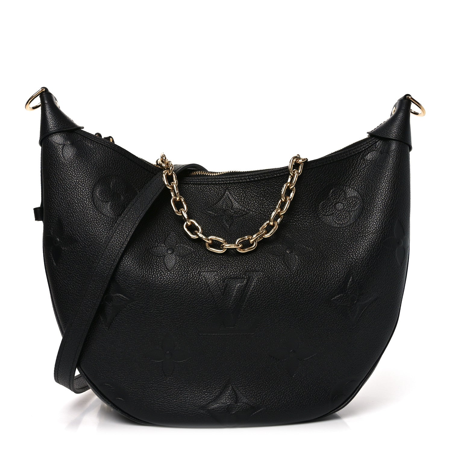 Louis Vuitton Empreinte Monogram Giant Loop Hobo Black 1 of 10