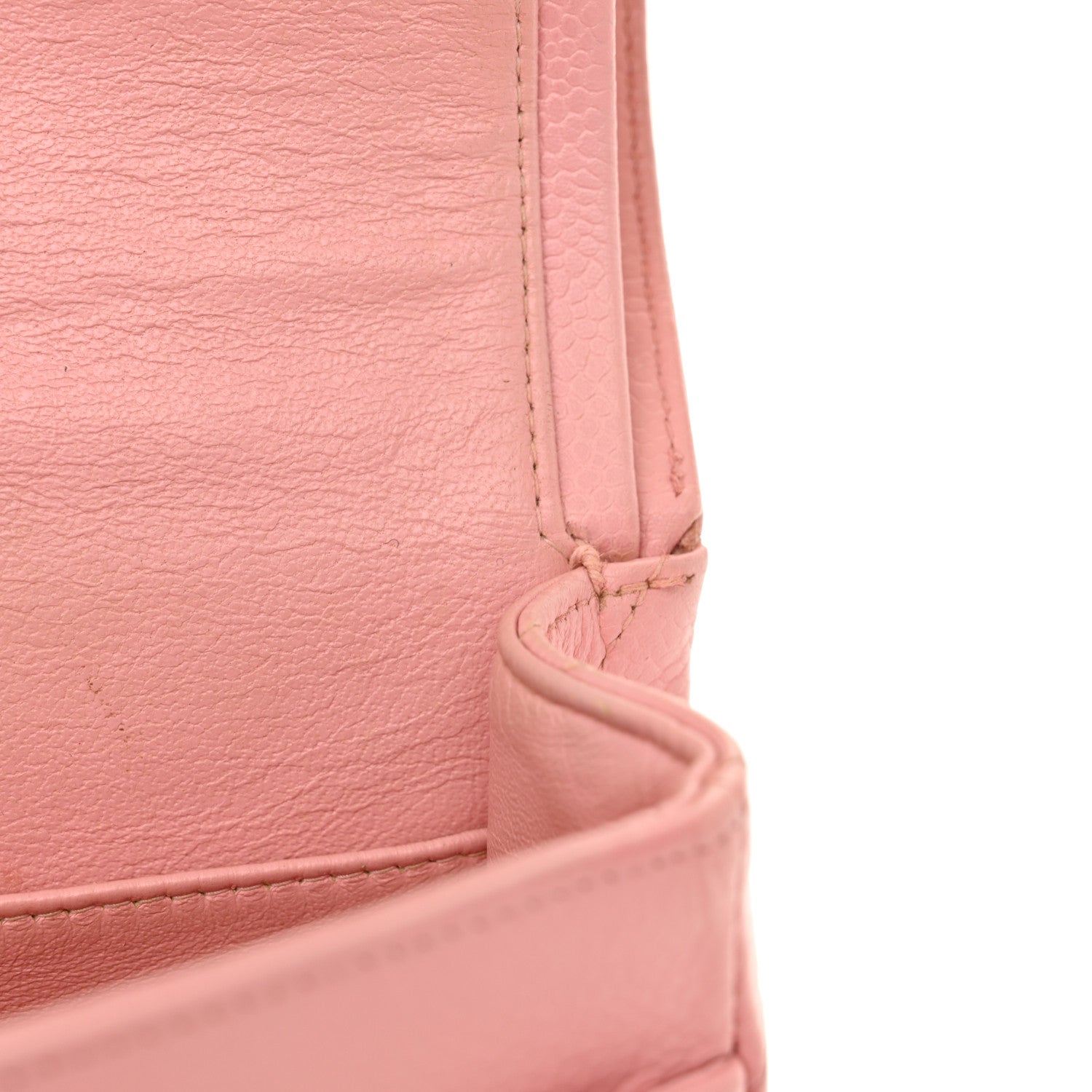Chanel Caviar Quilted Medium Double Flap Pink 12 of 17