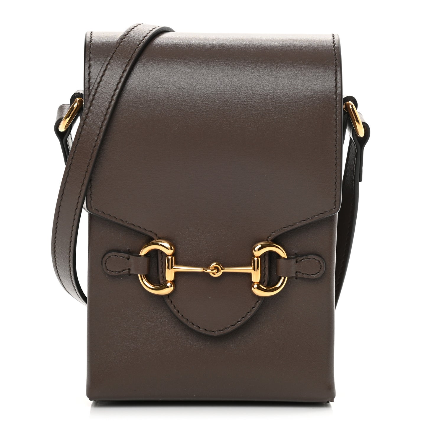 Boarded Plutone Calfskin Mini Horsebit 1955 Crossbody Bag New Acero